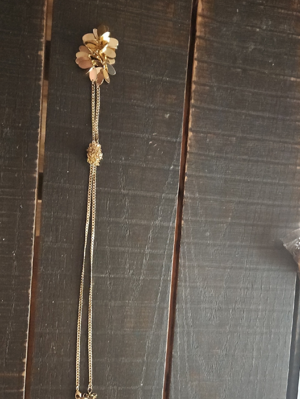 Gold Pendant Long Necklace